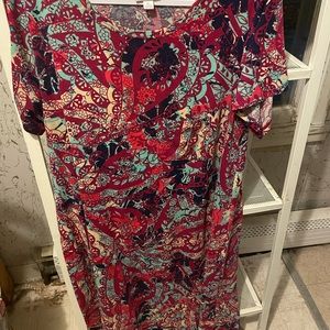 Lularoe Carly Size XL Jersey knit fabric in good used condition